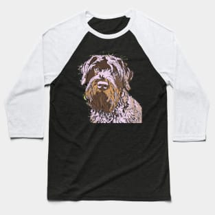 Wirehaired Pointing Griffons Pop Art - Dog Lover Gifts Baseball T-Shirt